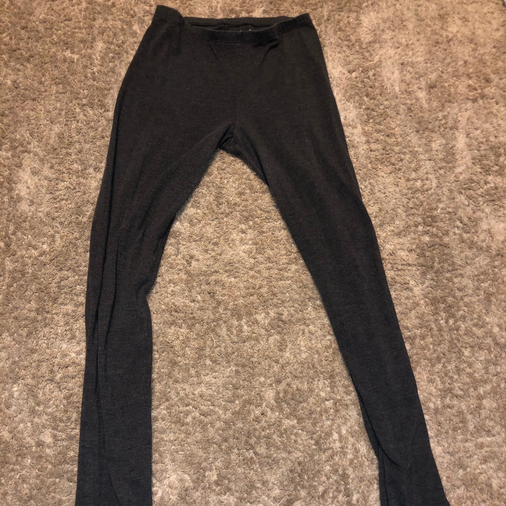 Gray leggings